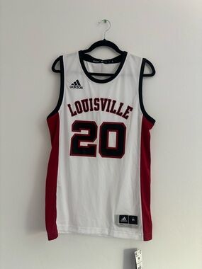Mens Adidas FK2019 Louisville Cardinals #20 Basketball Swingman Jersey M NWT